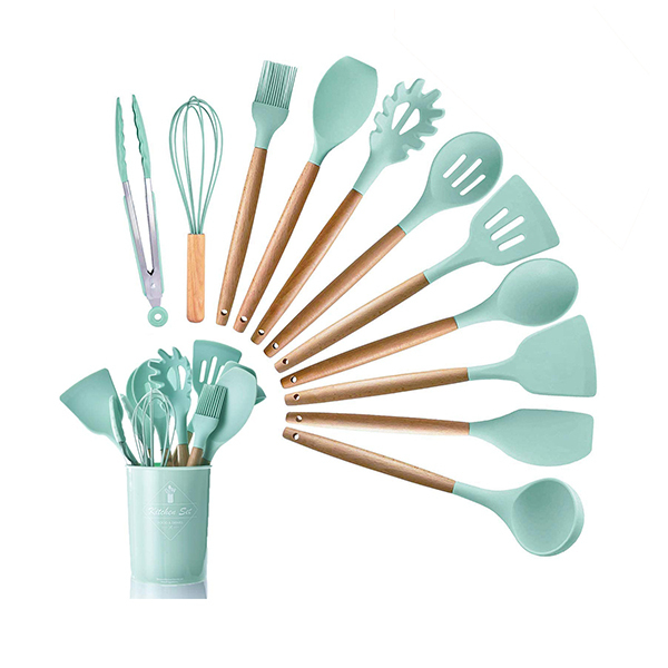 DOPGL Utensili da cucina in silicone − Set da 11Immagine