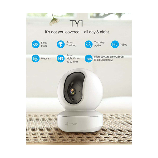 EZVIZ TY1 Smart Wi-Fi Pan & Tilt CameraImage