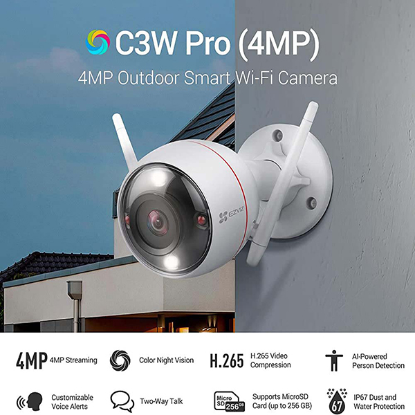 EZVIZ C3W Pro 4MP Super HD Smart Home CameraImage