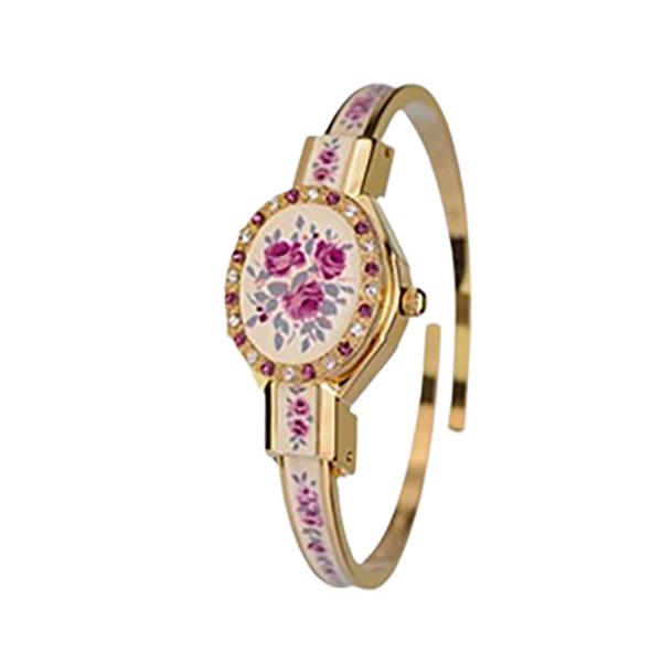 André Mouche ROSE Crystal Gold-Plated Ladies WatchImage