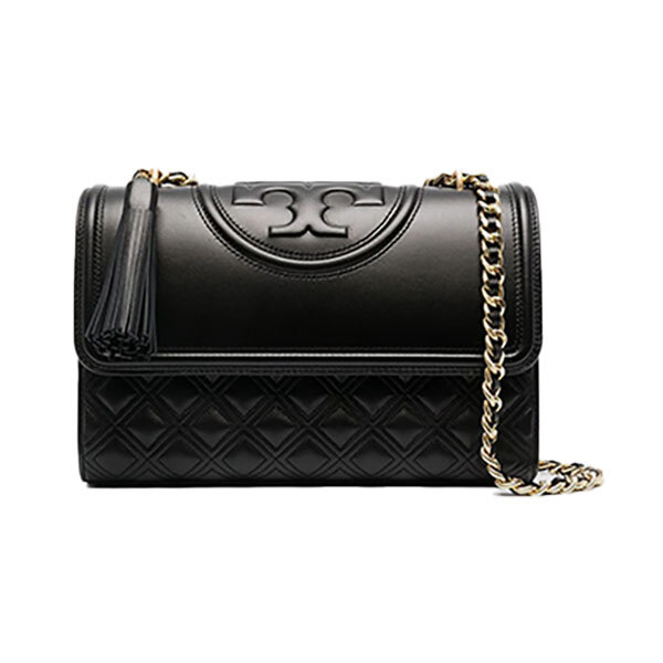 Tory Burch Convertible Leather Shoulder BagImage