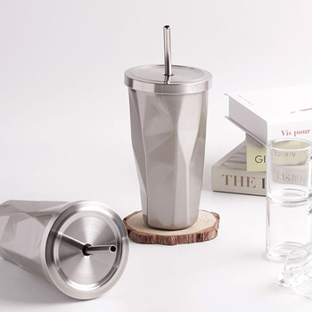 Delight 스텐 콜드컵 빨대텀블러 500ML