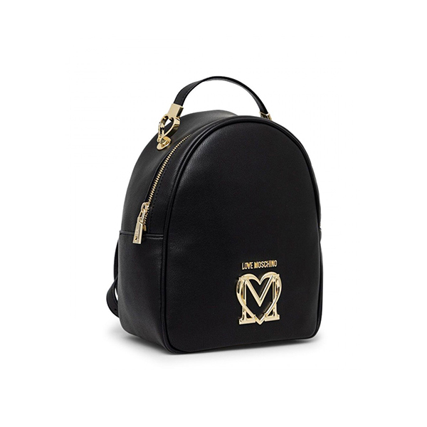 Love Moschino Logo-plaque Top-zip BackpackImage