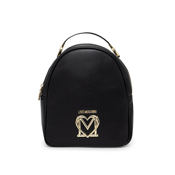 Love Moschino Logo-plaque Top-zip BackpackImage
