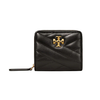 Tory Burch Quilted Logo-plaque Leather Purse