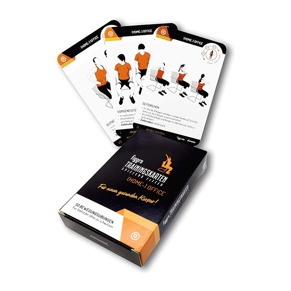 figgrs®  Trainingskarten mit 50 Fitness ÜbungenBild