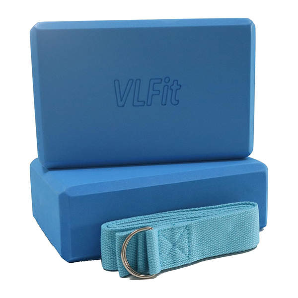 VLFit 2-in-1 Yoga-Block und -Gurt-SetBild