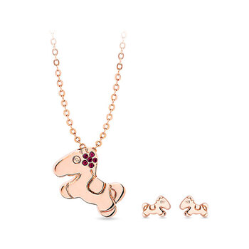 Pica LéLa LITTLE PONY Necklace and Earrings Set