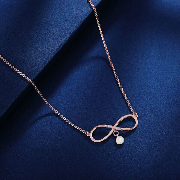 Pica LéLa Infinity Solid Opal NecklaceImage