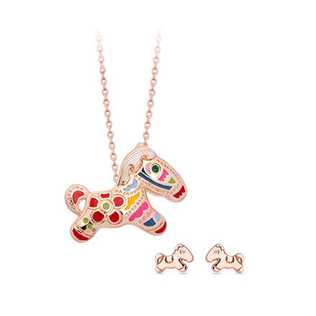 Pica LéLa CARNIVAL PONY 3D Necklace with Bonus Mini Pony Earrings