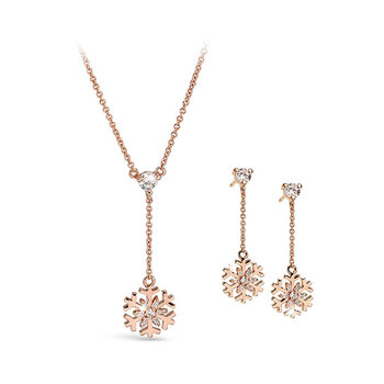 Pica LéLa Snow Gift Pendant and Earrings Set