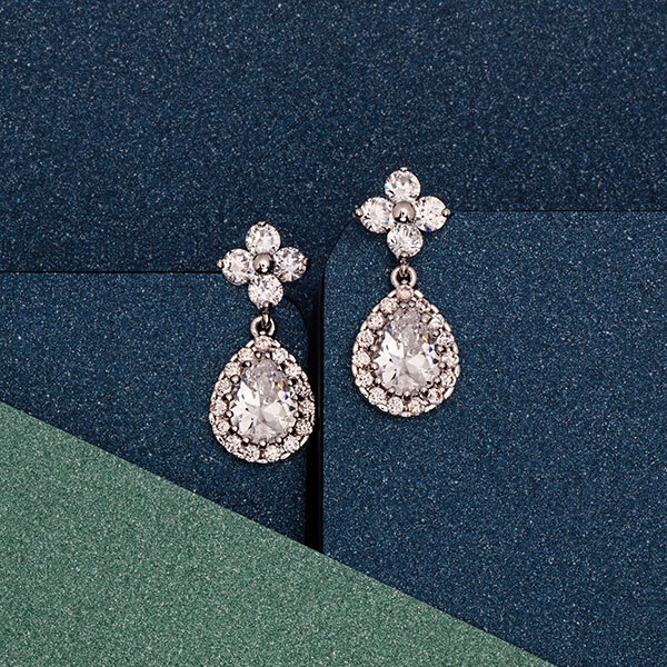 Pica LéLa CRYSTAL TEAR Drop EarringsImage
