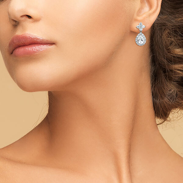 Pica LéLa CRYSTAL TEAR Drop EarringsImage