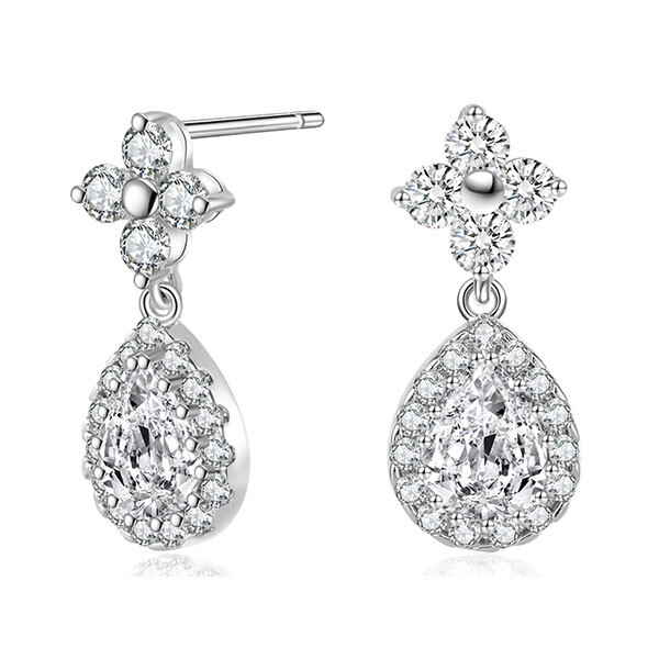 Pica LéLa CRYSTAL TEAR Drop EarringsImage
