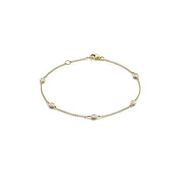 Blush Jewels 2187YZI 14ct Yellow Gold Bracelet with Zirconia