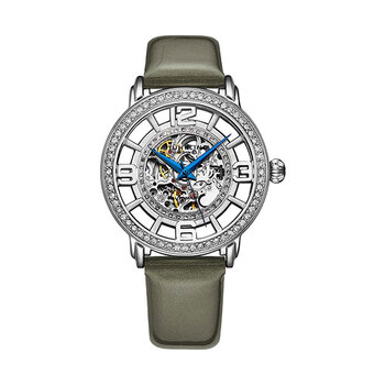 Stührling WINCHESTER Skeleton Automatic Ladies Watch 38mm