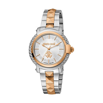 Roberto Cavalli TWO-TONE Stainless Steel Ladies Watch