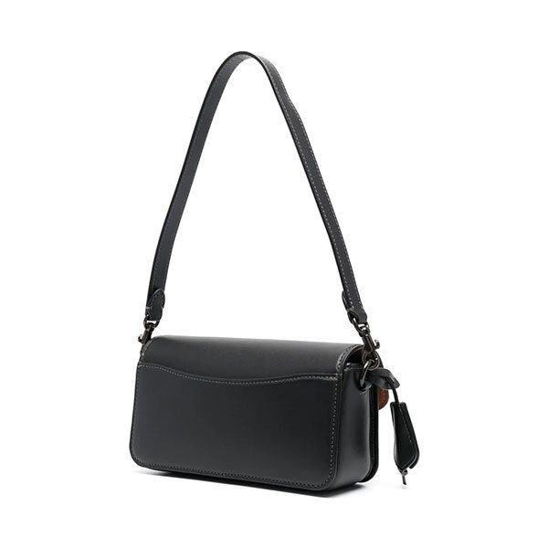 Coach Logo-Plaque Leather Tote BagImage