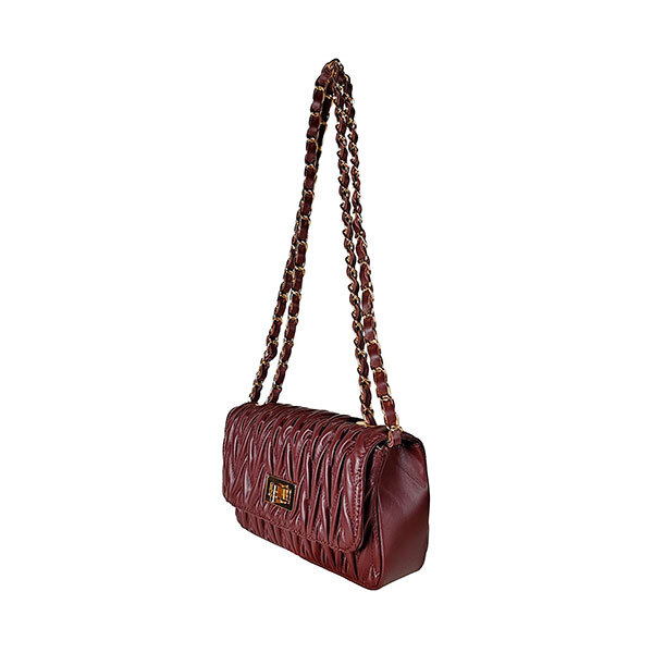 Emilio Masi Quilted Leather Shoulder BagImage