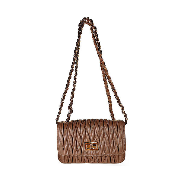 Emilio Masi Quilted Leather Shoulder BagImage