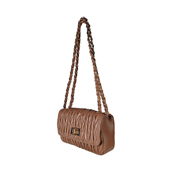 Emilio Masi Quilted Leather Shoulder BagImage