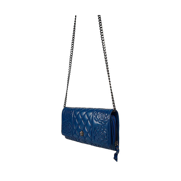 Emilio Masi Foldover Leather Clutch BagImage