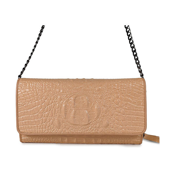 Emilio Masi Embossed Leather Clutch BagImage