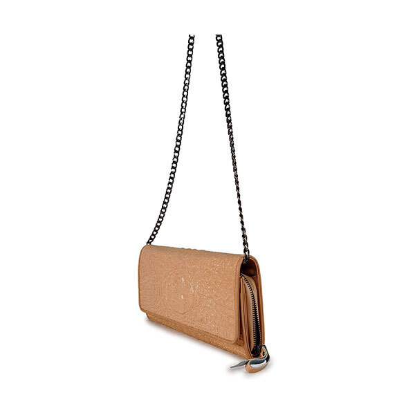 Emilio Masi Embossed Leather Clutch BagImage