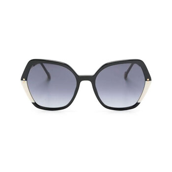 Carolina Herrera Two-Tone Oversize Sunglasses