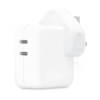 Apple 35W Dual USB-C Port 3-Pin Power Adapter