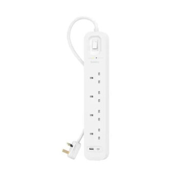 Belkin 4-outlet 18W Surge Protector 2M (USB A+C)