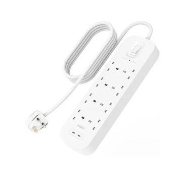 Belkin 8-outlet 30W Surge Protector 2m (Dual USB-C)