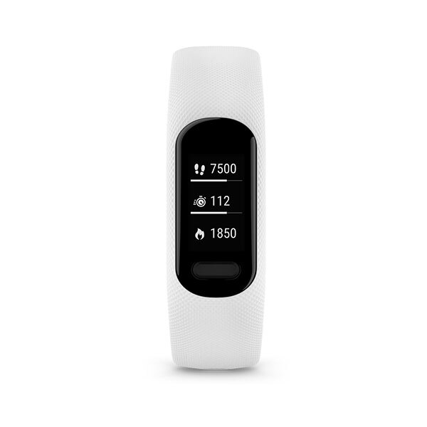Garmin VÍVOSMART® 5 Fitness Tracker S/M – WhiteImage