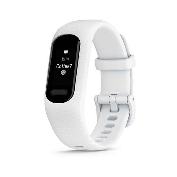 Garmin VÍVOSMART® 5 Fitness Tracker S/M – WhiteImage