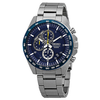 Seiko Essential Stainless Steel Gents Chronograph