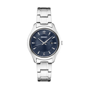 Seiko Essentials Blue Dial Ladies Watch