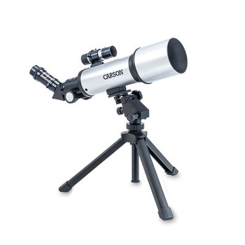 Carson Optical SkyChaser Refractor Beginner Telescope 70mm