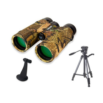 Carson Optical MOSSY OAK Binocular Tripod Bundle