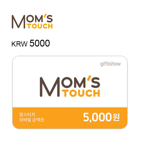 맘스터치 e-기프트 카드 5000원이미지