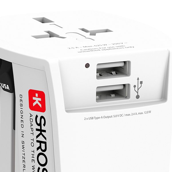 Skross Reisadapter World MUV USB CompactAfbeelding