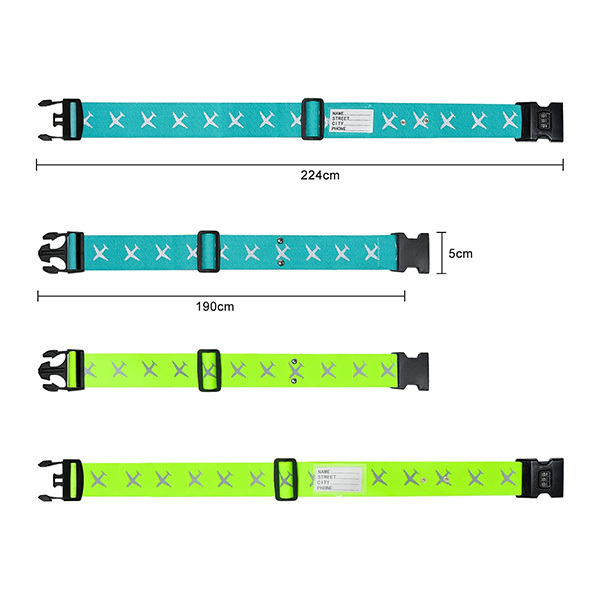 Courroie de valise avec serrure à combinaison (4pcs) − AOKITOImage