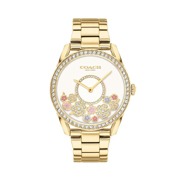 Coach PRESTON Gold-Tone Stainless Steel Ladies WatchImage