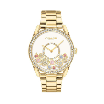 Coach PRESTON Gold-Tone Stainless Steel Ladies Watch