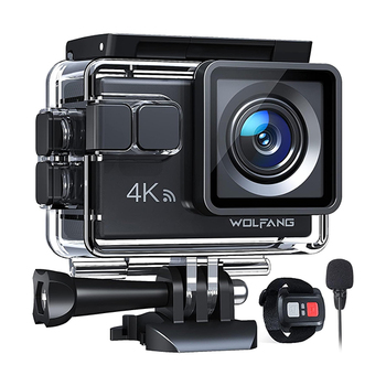Cámara Deportiva 4K 30 FPS 20MP de WOLFANG