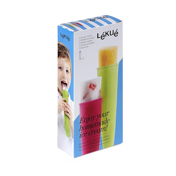 Set de 3 Moldes para Helado de LékuéImagen
