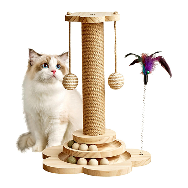 Kutiepaw Vase-Shaped Interactive Scratcher Cat ToyImage