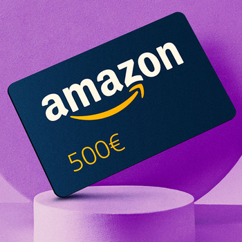 ¡Gana una tarjeta AMAZON con 500€!
