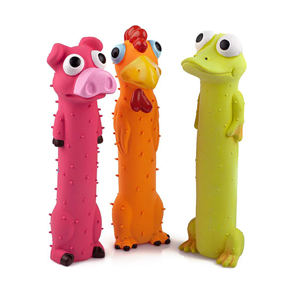 Kutiepaw Squeaky Latex Dog Toys (3-pack)Image