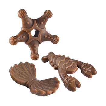 Kutiepaw Super Chewer Dog Toy with Tough Nylon (3-pack)