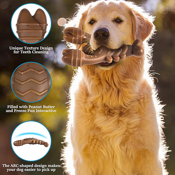 Kutiepaw Super Chewer Dog Toy with Tough Nylon (3-pack)Image